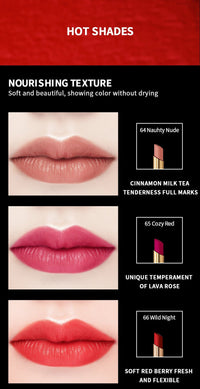 CHARMACY 16 Colors Waterproof Velvet Lipstick, Easy to Wear, Long Lasting.AzizaK