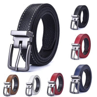 Children's leather belts, new fashion style, alloy design, pin buckle, boys and girls, casual beltAzizaK