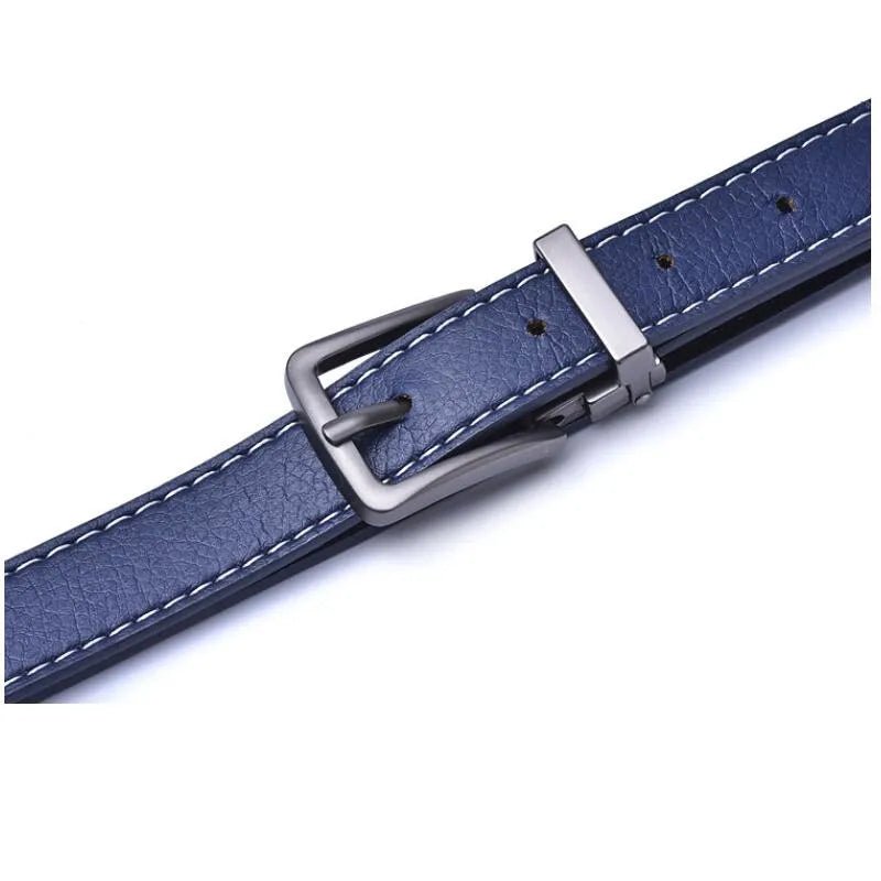 Children's leather belts, new fashion style, alloy design, pin buckle, boys and girls, casual beltAzizaK