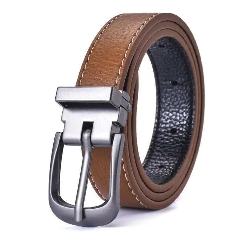 Children's leather belts, new fashion style, alloy design, pin buckle, boys and girls, casual beltAzizaK