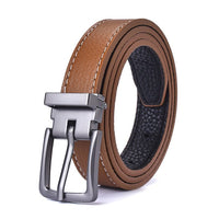 Children's leather belts, new fashion style, alloy design, pin buckle, boys and girls, casual beltAzizaK