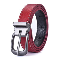 Children's leather belts, new fashion style, alloy design, pin buckle, boys and girls, casual beltAzizaK