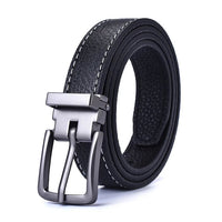 Children's leather belts, new fashion style, alloy design, pin buckle, boys and girls, casual beltAzizaK