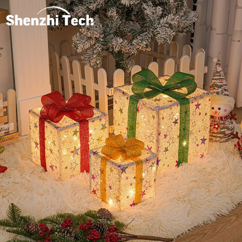 Christmas Lighted Gift Boxes with Remote ControlAzizaK