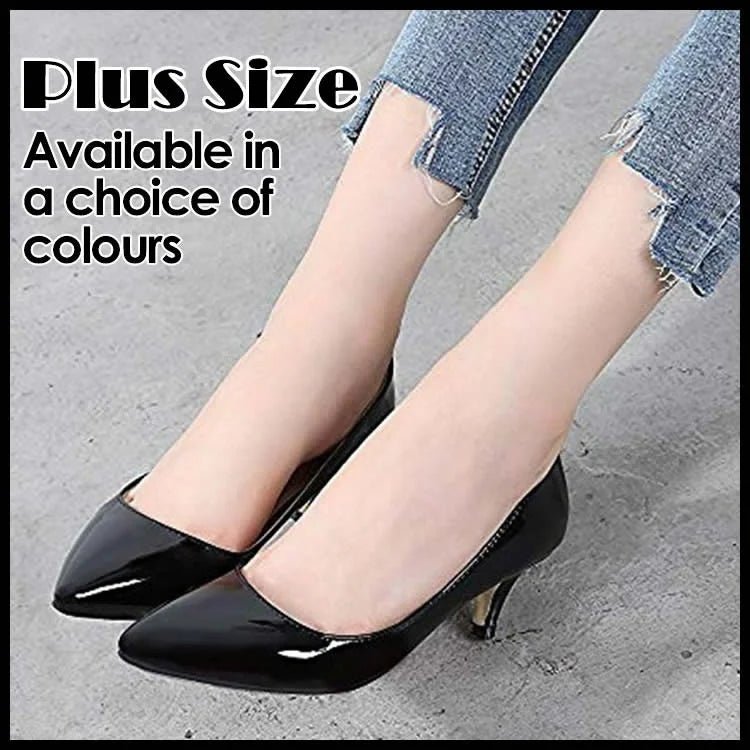 Classic Mid - Heel Pumps – Women’s Pointed Toe HeelsAzizaK