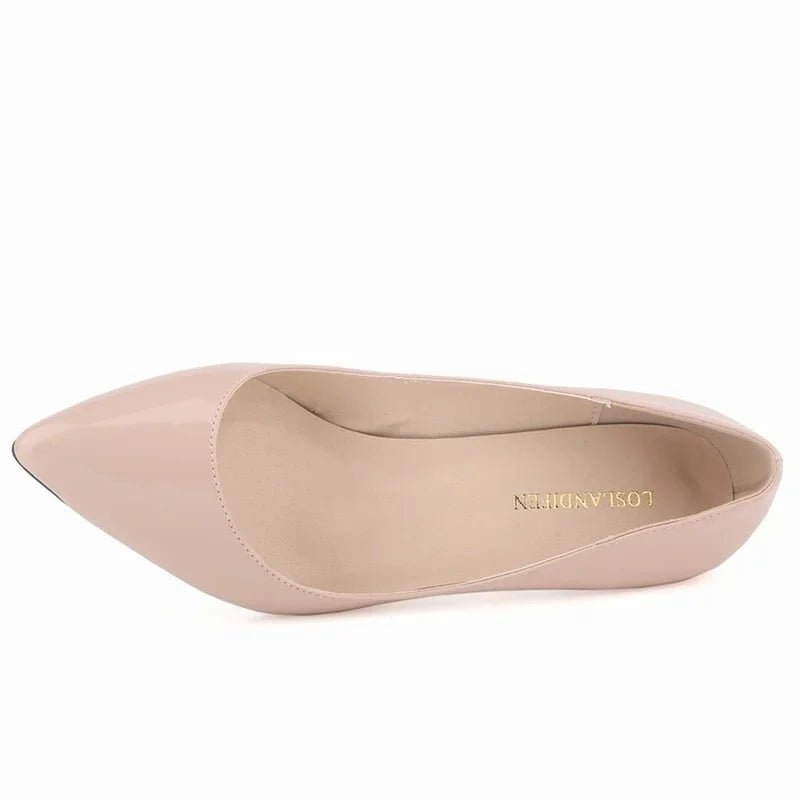 Classic Mid - Heel Pumps – Women’s Pointed Toe HeelsAzizaK