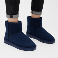 Classic Navy Suede winter Boots – Unisex ComfortAzizaK