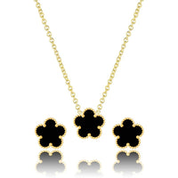 Clover Stainless Steel EarringsAzizaK