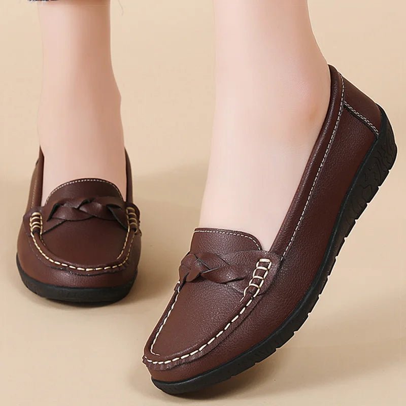 Comfort Loafers – Women’s Soft Slip - On FlatsAzizaK