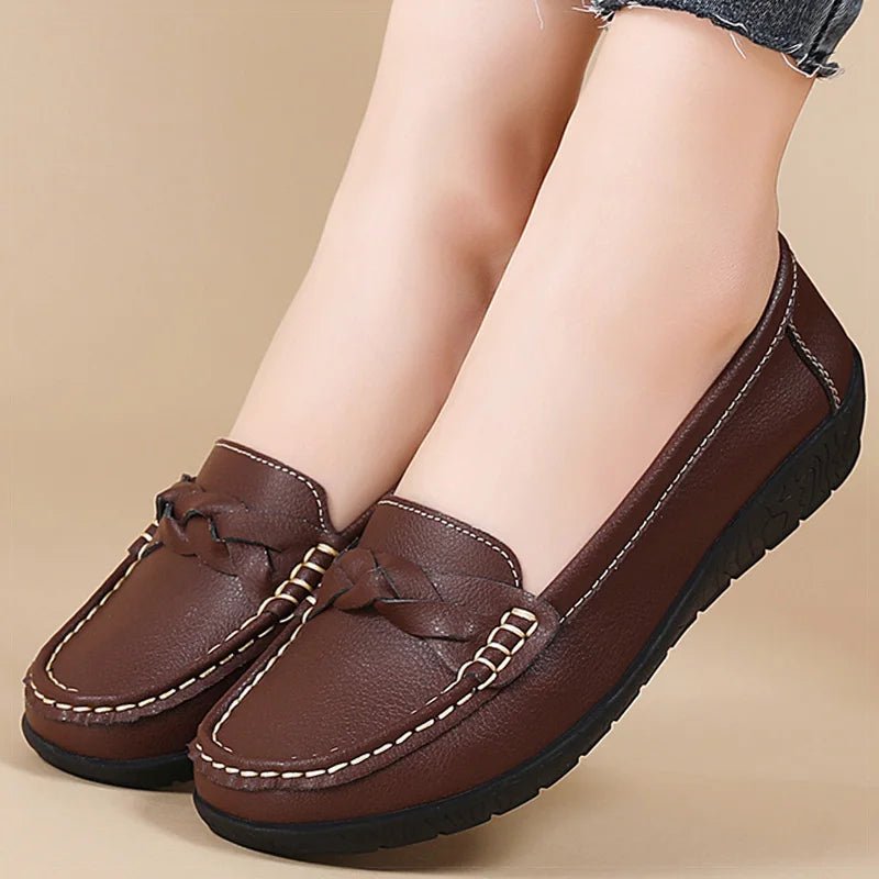 Comfort Loafers – Women’s Soft Slip - On FlatsAzizaK
