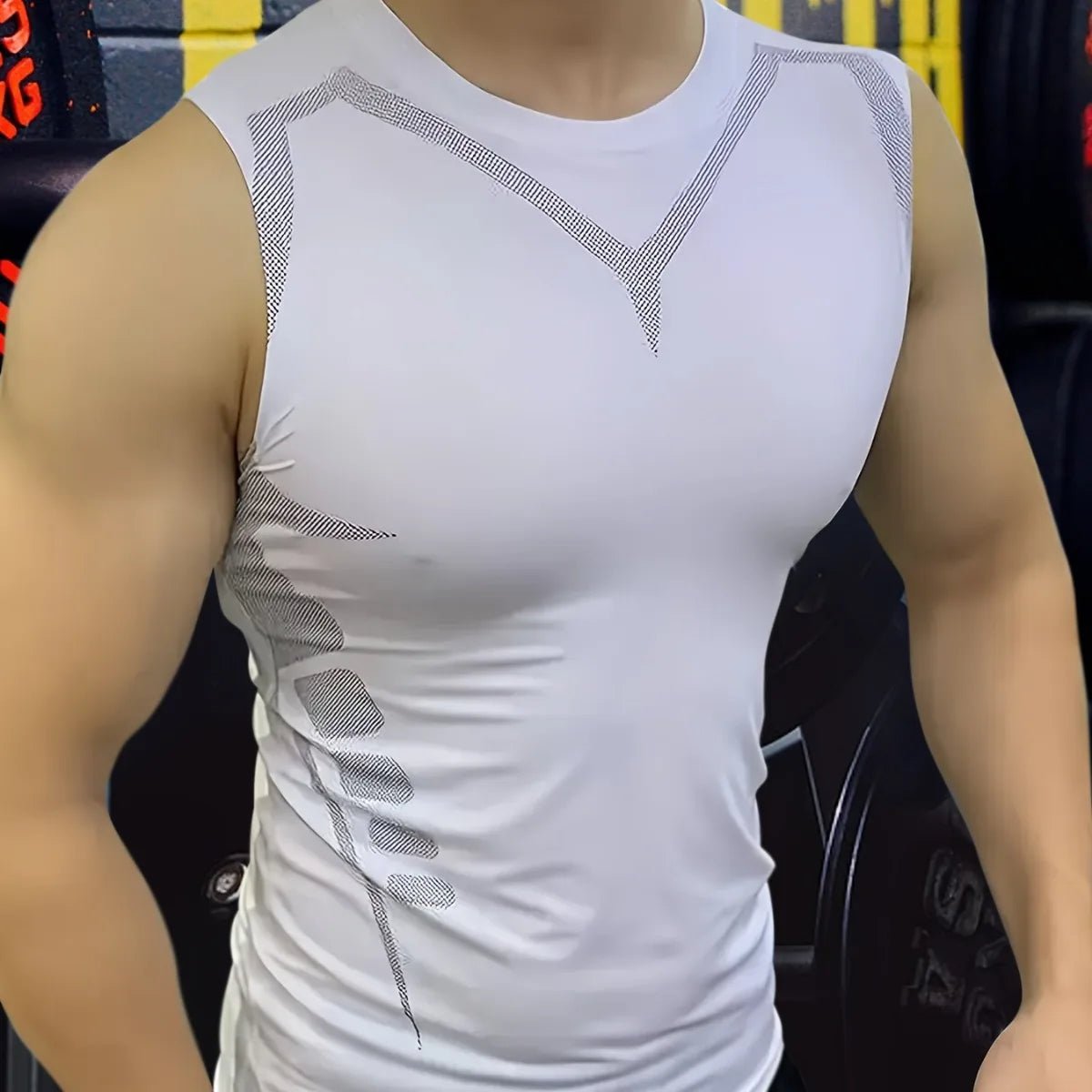 💪 Compression Tank Top – Sleeveless Quick - Dry Gym ShirtAzizaK
