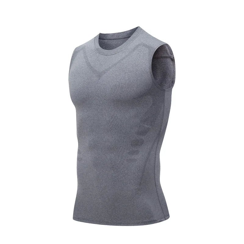 💪 Compression Tank Top – Sleeveless Quick - Dry Gym ShirtAzizaK