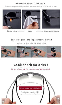 Cook Shark Aluminum Magnesium SunglassesAzizaK