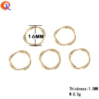 Cordial Design DIY Handmade Jewelry Accessories Customized Beads for Earrings and Rings 100Pcs 16MM 21MM 32MM 42MM SizeAzizaK