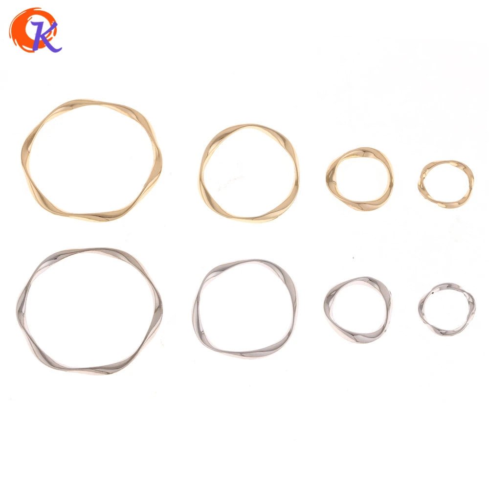 Cordial Design DIY Handmade Jewelry Accessories Customized Beads for Earrings and Rings 100Pcs 16MM 21MM 32MM 42MM SizeAzizaK