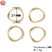Cordial Design DIY Handmade Jewelry Accessories Customized Beads for Earrings and Rings 100Pcs 16MM 21MM 32MM 42MM SizeAzizaK
