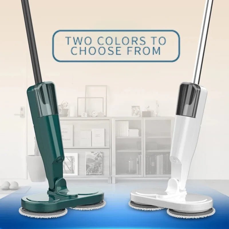 Cordless Electric Spin Mop 360° Rotating Spin Cleaning 2 in 1 Wet and Dry UseAzizaK