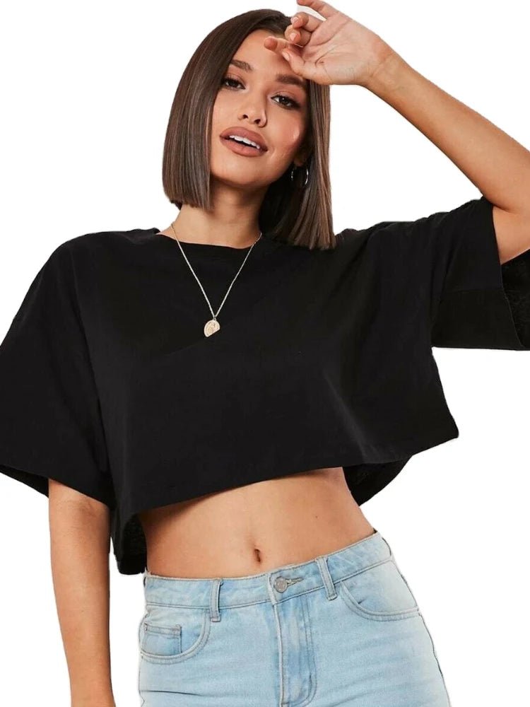 Cotton Fitness Crop TopAzizaK