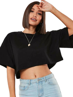 Cotton Fitness Crop TopAzizaK