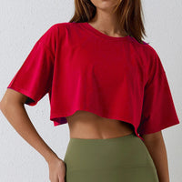 Cotton Fitness Crop TopAzizaK