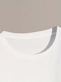 🎨 Creative Geometric Print T-Shirt – Casual Round Neck Short SleeveAzizaK