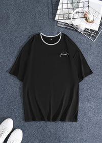🎨 Creative Geometric Print T-Shirt – Casual Round Neck Short SleeveAzizaK