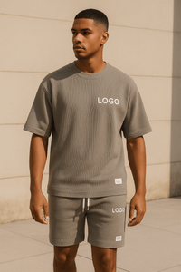 🖌️ Customized Printed 2 - Piece Set – Men's Summer T-Shirt & Shorts | Streetwear TracksuitAzizaK