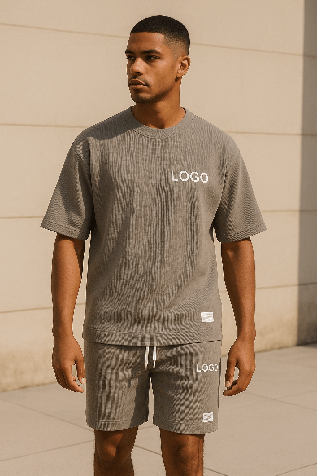 🖌️ Customized Printed 2 - Piece Set – Men's Summer T-Shirt & Shorts | Streetwear TracksuitAzizaK