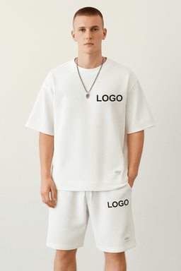 🖌️ Customized Printed 2 - Piece Set – Men's Summer T-Shirt & Shorts | Streetwear TracksuitAzizaK