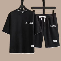 🖌️ Customized Printed 2 - Piece Set – Men's Summer T-Shirt & Shorts | Streetwear TracksuitAzizaK