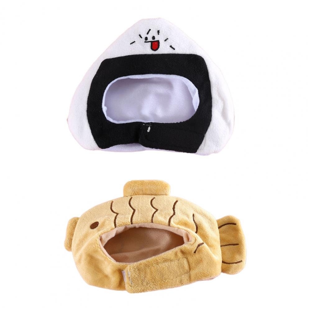 Cute Cat Hat, Soft Dog Hat, Adorable Cartoon Taiyaki Shape Pet Dog Cat HeadwearAzizaK