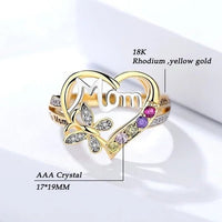 Delysia king Love Mom Ring Size 6 - 10AzizaK