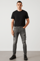 Distressed Buckle Slim Fit Denim Jeans – Multiple ColorsAzizaK