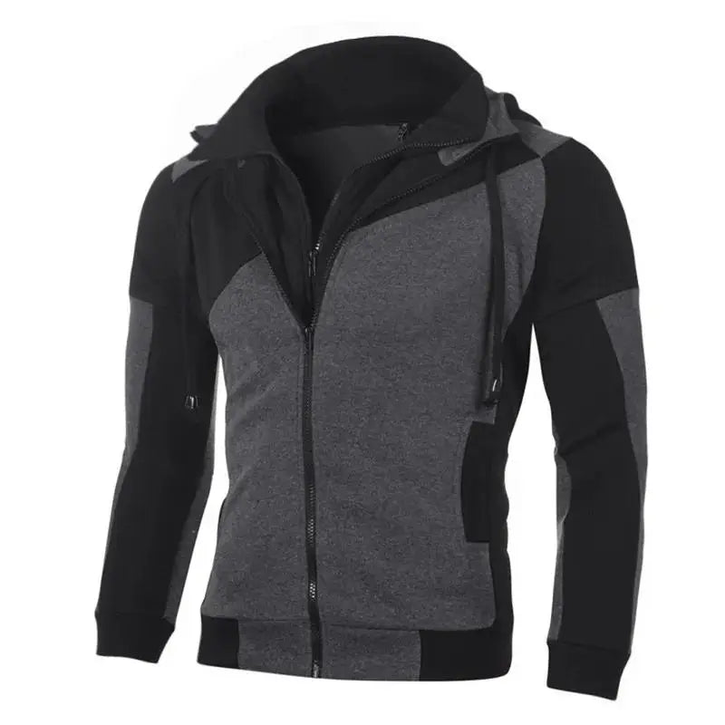 double zipper hooded jacket with pantsAzizaK