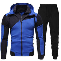 double zipper hooded jacket with pantsAzizaK