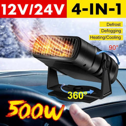 Electric car heater 12V/24V, 120WAzizaK