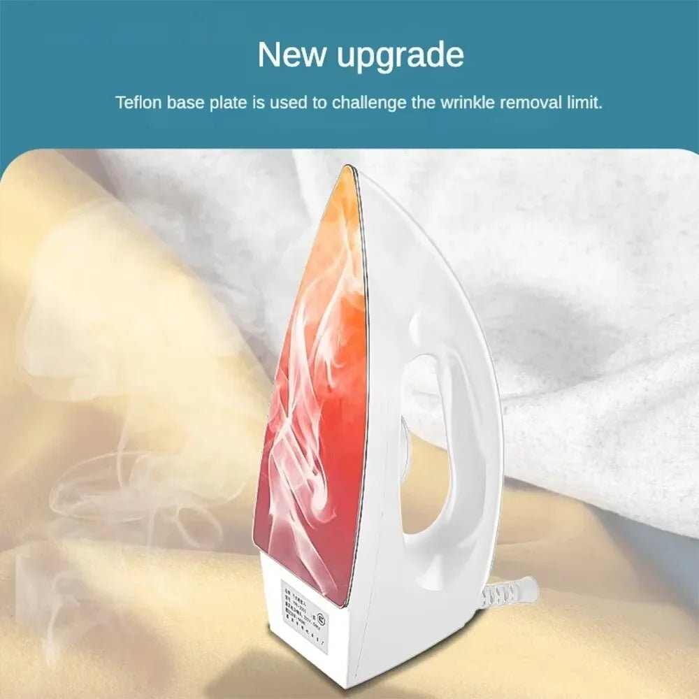 Electric Iron 1000W 5 Gear Adjustable Household Dry Ironing without Water Iron Hot Drilling Heat Transfer for Home TravelAzizaK