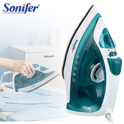 Electric Iron Portable Mini Garment Steamer Steam Iron For Clothing Iron Adjustable Ceramic Soleplate Iron For Ironing SoniferAzizaK