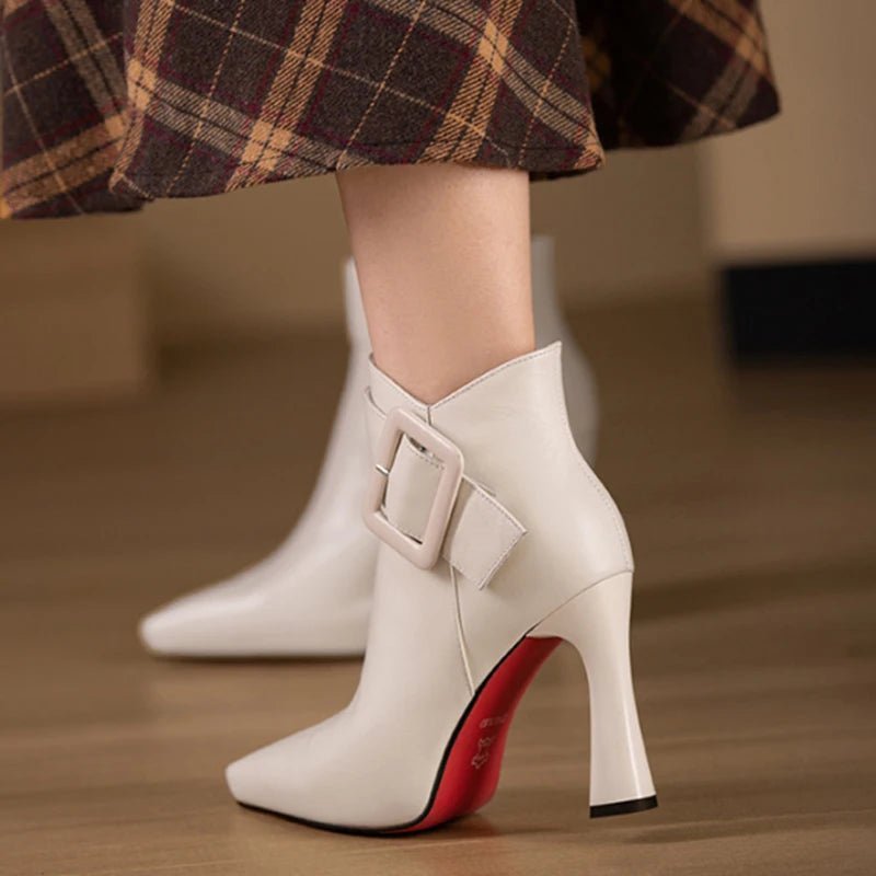 Elegant high heel ankle bootsAzizaK