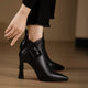 Elegant high heel ankle bootsAzizaK