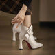 Elegant high heel ankle bootsAzizaK