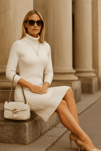 Elegant Knit Set – Sweater & SkirtAzizaK