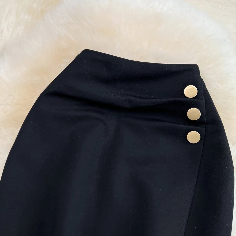 Elegant pleated midi skirtAzizaK