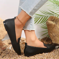 Elegant Pointed Loafers – Women’s Slip - On FlatsAzizaK