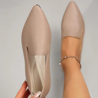 Elegant Pointed Loafers – Women’s Slip - On FlatsAzizaK