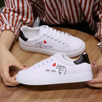 Embroidered Lace - Up Sneakers – Women’s Casual TrainersAzizaK