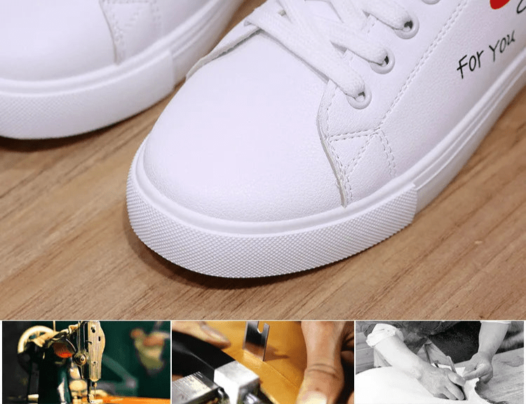Embroidered Lace - Up Sneakers – Women’s Casual TrainersAzizaK