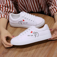 Embroidered Lace - Up Sneakers – Women’s Casual TrainersAzizaK