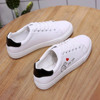 Embroidered Lace - Up Sneakers – Women’s Casual TrainersAzizaK