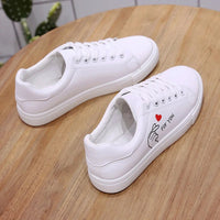 Embroidered Lace - Up Sneakers – Women’s Casual TrainersAzizaK